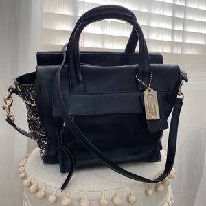 Coach Mini Riley Bag - Black/Multi